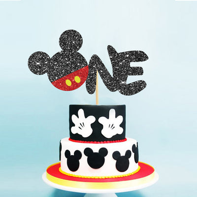 Mickey Mouse Birthday Cake Topper | Happy Birthday Cake Topper