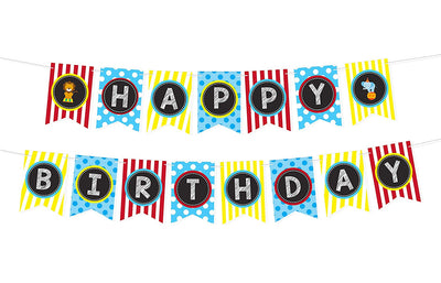 Carnival Birthday Decorations | Carnival Birthday Party Banner