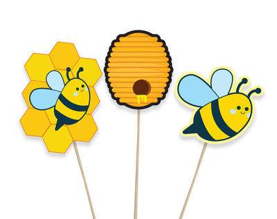 Bee Party Table Decorations | Girl Baby Shower Centerpieces