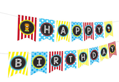 Carnival Birthday Decorations | Carnival Birthday Party Banner