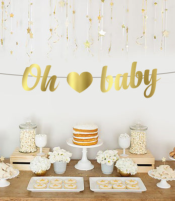 Pregnancy Announcement Oh Baby Banner