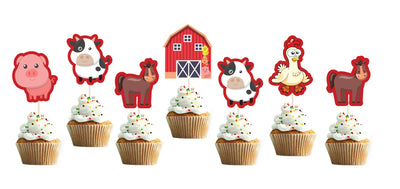 Farm Birthday Cake Ideas | Cupcake Topper Ideas