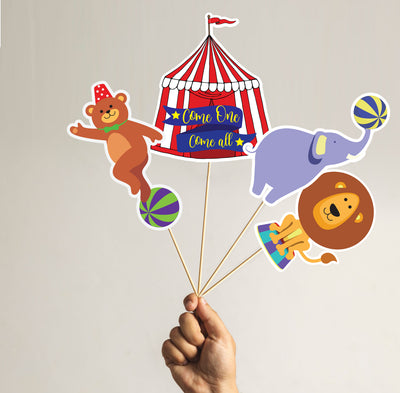 Carnival Themed Birthday Decorations | Circus Themed Birthday Centerpieces
