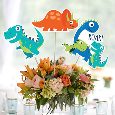 Dinosaur Birthday Table Décor | Dinosaur Party Centerpieces Ideas