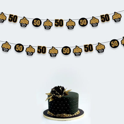 50th Birthday Theme Party Supplies | Happy Birthday Party Garland Decorations