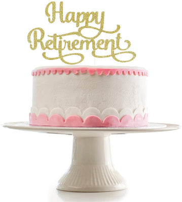 Retirement Cake Topper | Retirement Party Decoration