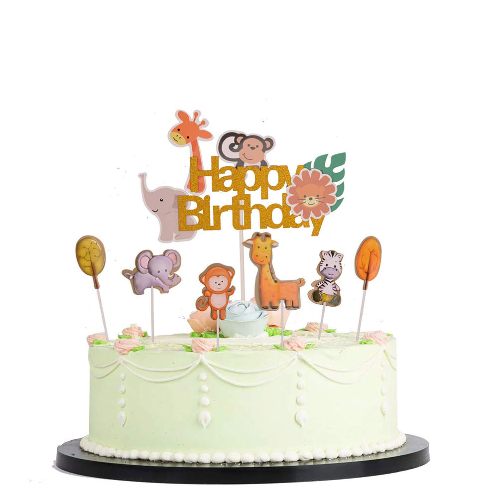 Cake Topper Safari Theme | Safari Cake Topper