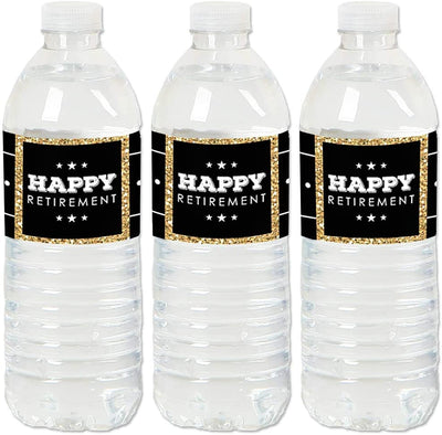 Retirement Water Bottle Label | Retirement Party Ideas