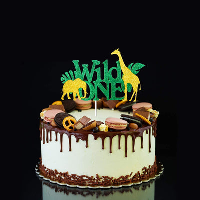 Animal Theme Birthday Cake Topper | Jungle Birthday Cake Decorations