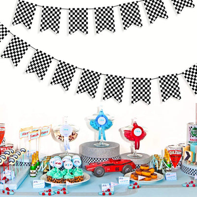 Car Themed Birthday Party Decoration Ideas | Car Themed Garlands