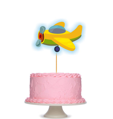 Birthday Party Cake Table Decorations | Airplane Theme Cake Topper