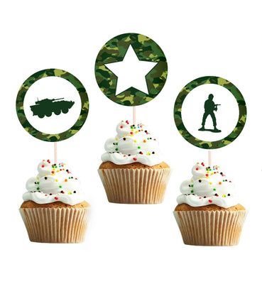 Homecoming Cupcake Toppers