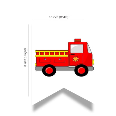Fire Truck Birthday Party Supplies | Fire Truck Birthday Party Banners