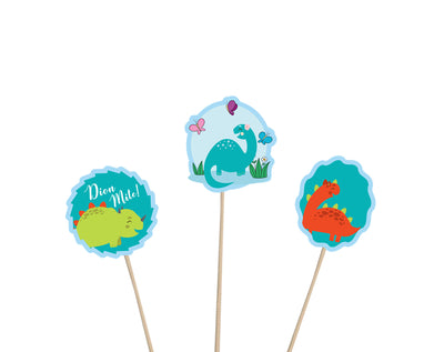 Dinosaur Cake Topper Decorations | Cupcake Topper Party Supplies|