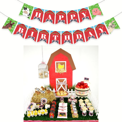 Farm Birthday Party Supplies | Birthday Theme Banner