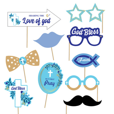 Photo Booth for Baptism | Baptism Party Supplies