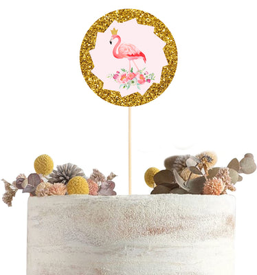 Flamingo Birthday Cake Decorations | Flamingo Girl Cake Topper