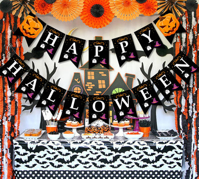 happy halloween banner