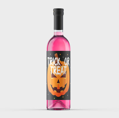 halloween wine label