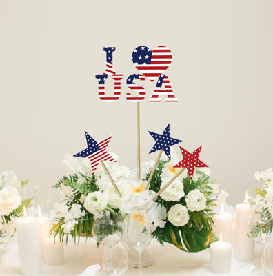 4th of july cake decorations