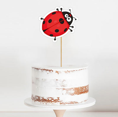 Lady Bug Cake Toppers | Lady Bug Party Supplies