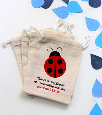 Lady Bug Gift Bag Ideas for Guest