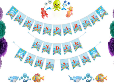 Under The Sea Baby Shower Ideas | Girl Baby Shower Banners