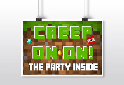 Minecraft Party Decoration | Minecraft Combo Pack
