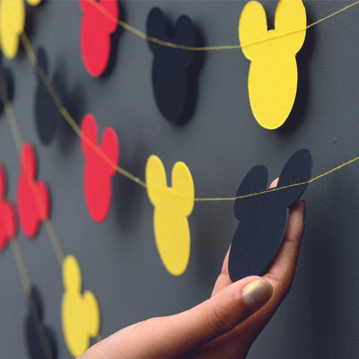 Minnie Mouse Garland | Minnie Mouse Baby Shower Decoration Ideas