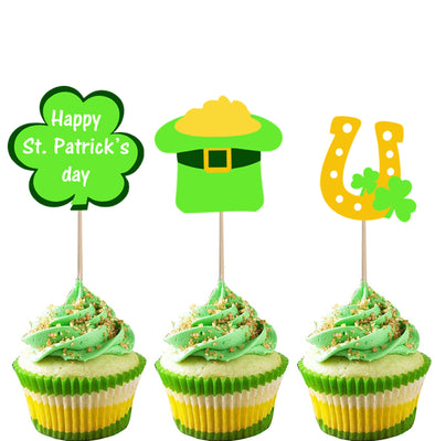 Saint Ptrick's Day Cupcake Toppers