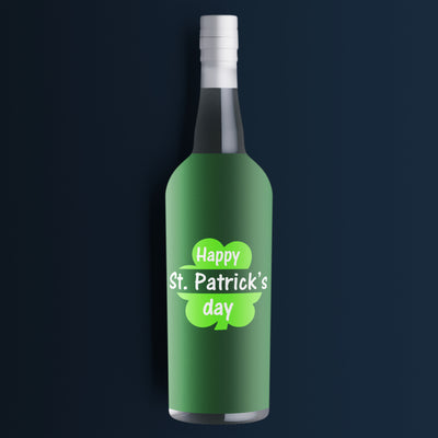 St Patrick's Day Party Favors | Wine Bottle Labels