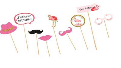 Birthday Photo Prop Ideas | Flamingo Photo Booth Prop