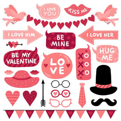 Valentines Day Party Ideas | Valentines Photo Props