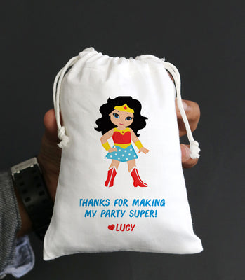 Wonder Woman Gift Bag Ideas