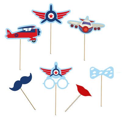Birthday Party Props Photo Frame | Airplane Photo Booth Props