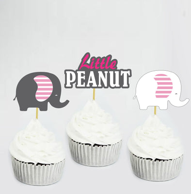 Birthday Cupcake Decorations | Elephant Theme Cake Ideas