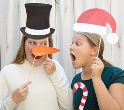 christmas photo booth props