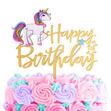 Unicorn Birthday Cake Decorations | Unicorn Birthday Cake Topper