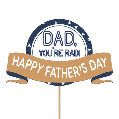happy father's day cake topper