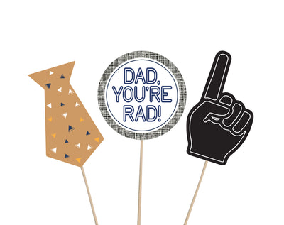 fathers day cupcake toppers