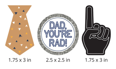 happy fathers day cupcake toppers