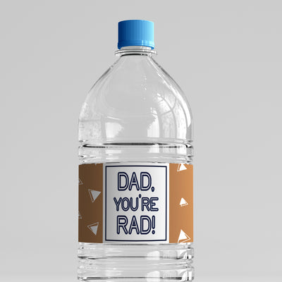 father's day water bottle labels