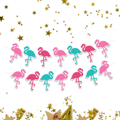 Flamingo Theme Garland | Flamingo Garland for Girl Birthday