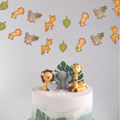 Jungle Party Decoration Ideas | Animal Birthday Theme Garland