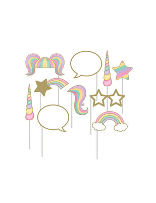 Birthday Photo Booth Backdrops | Unicorn Photo Booth Props