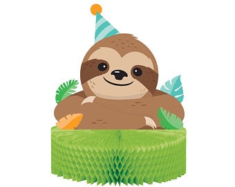 Sloth Theme Birthday Decoration | Centerpieces Birthday Tables Ideas