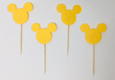 Mickey Mouse Cupcake Toppers Party |Mickey Mouse Boy Cupcake Toppers