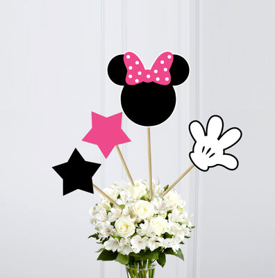 Minnie Mouse Centerpieces | Minnie Mouse Party Decorations
