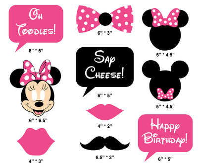 Minnie Mouse Photo Booth | Minnie Mouse Photo Prop