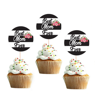 Mothers Day Cupcake Decorations | Mother's Day Party Supplies